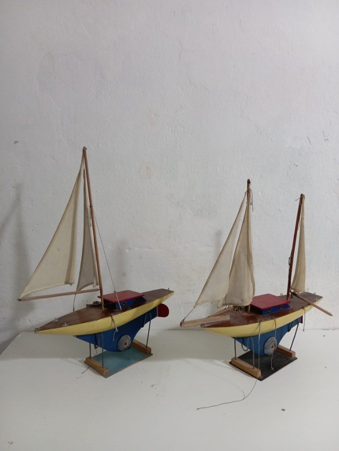 Barcos decorativos en madera coleccionables - imagen 2