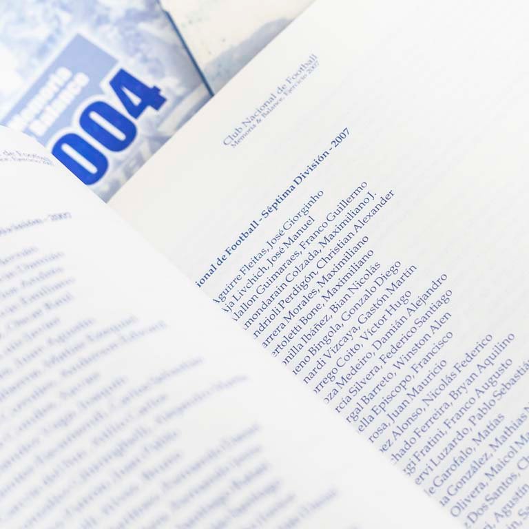 Libros de Memoria y Balance de Nacional 2003, 2004 y 2007 - imagen 3