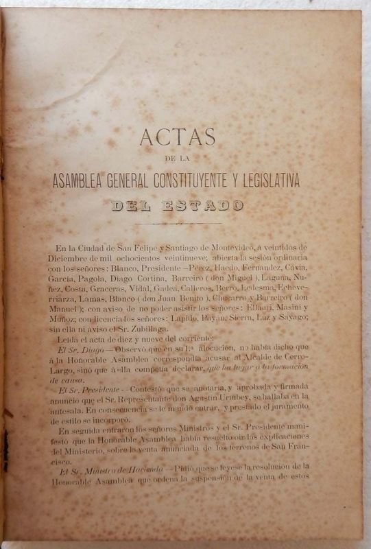 Libro Raro de Historia del Estado Uruguayo - imagen 3