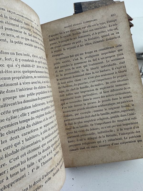 5 TOMOS DE HISTORIA DE LA CIVILIZACIÓN EN EUROPA POR M. GUIZOT - PARIS 1868 - imagen 5