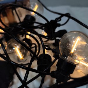 Guirnalda de Luces LED Vintage Solares, Luz Cálida, 10 Lámparas - imagen 5