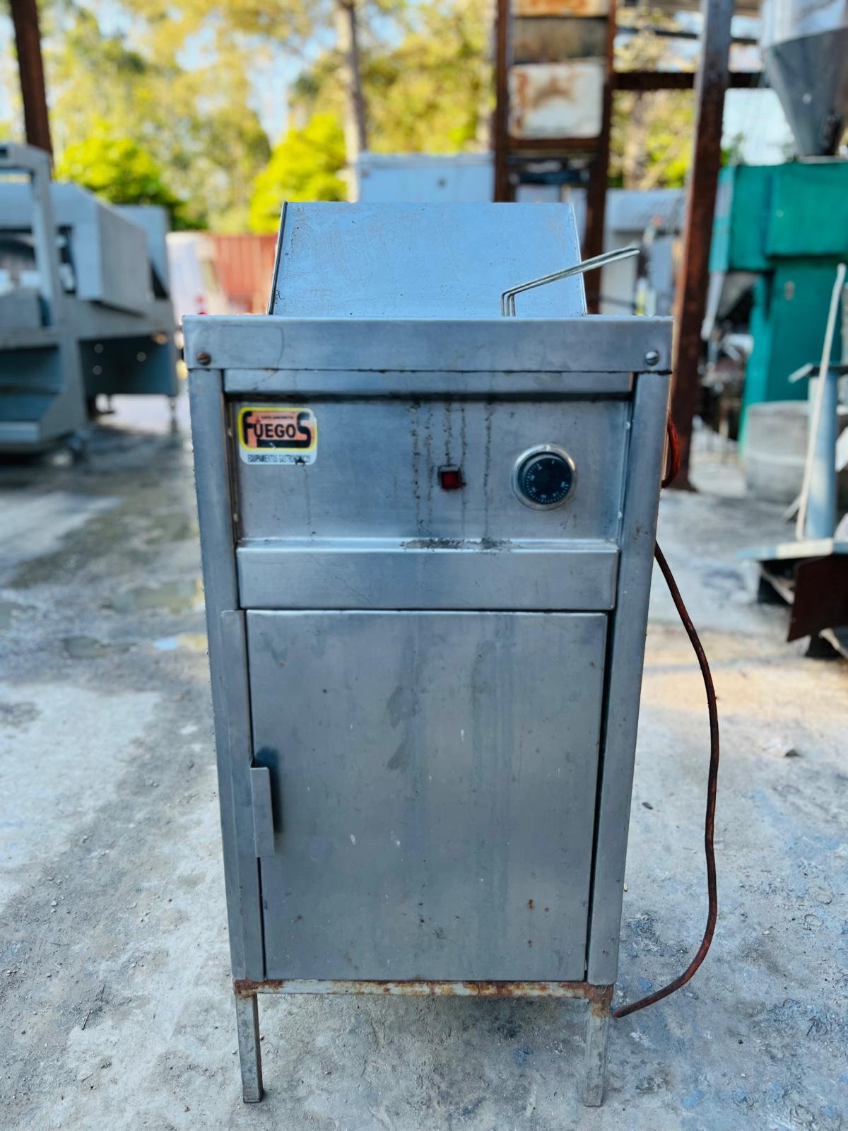 Freidora Industrial Eléctrica de Acero Inoxidable