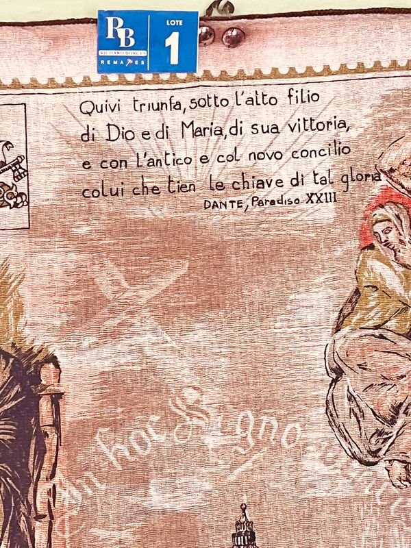 TAPIZ CONMEMORATIVO CIUDAD DEL VATICANO - imagen 4