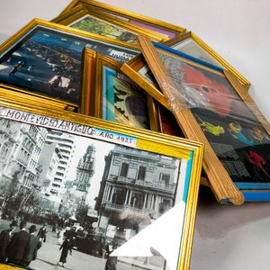 Lote de Portaretratos y Cuadros con Marcos Dorados Varios Tamaños - imagen 5