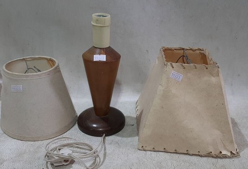 Lámparas y bases de lámparas de cerámica y madera - imagen 2