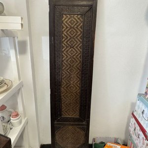 Lote siguiente: Panel Biombo Decorativo Estilo Oriental con Ave Tallada