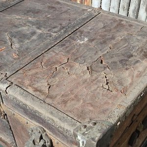 Lote de 3 baúles antiguos de viaje - imagen 14