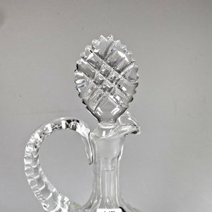 Jarra de Cristal Tallado con Tapa y Asa - Altura 31 cm - imagen 3