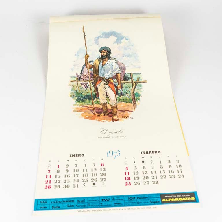 Almanaque de Alpargatas de 1973 con ilustraciones de Federico Reilly completo. - imagen 2
