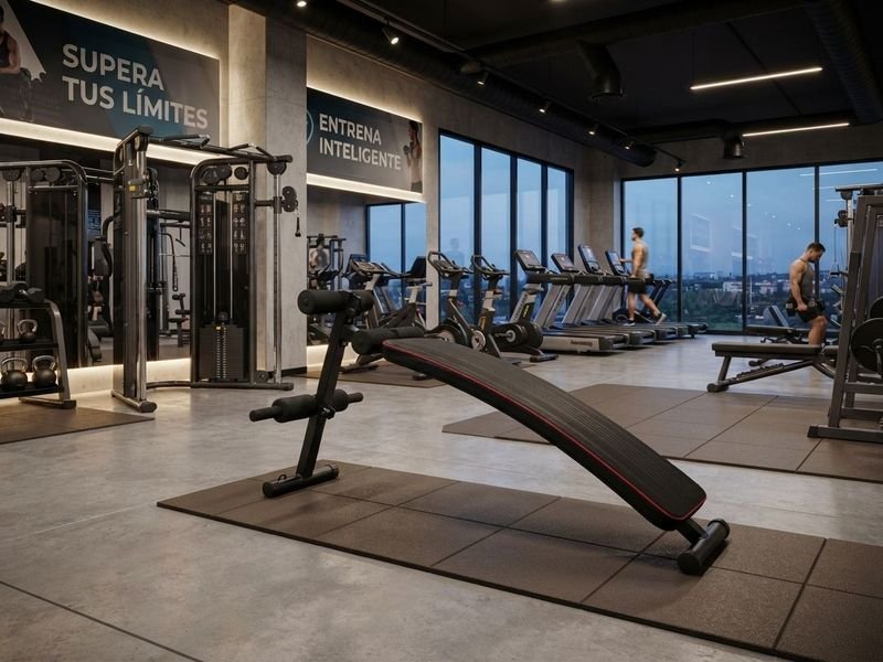 Banco de Entrenamiento y Abdominales Ajustable