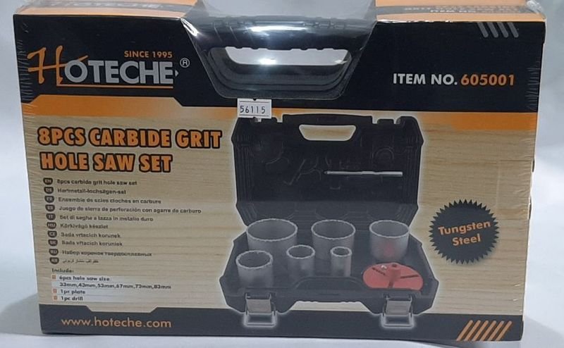 Set de 8 mechas copa Hoteche de carburo para pared