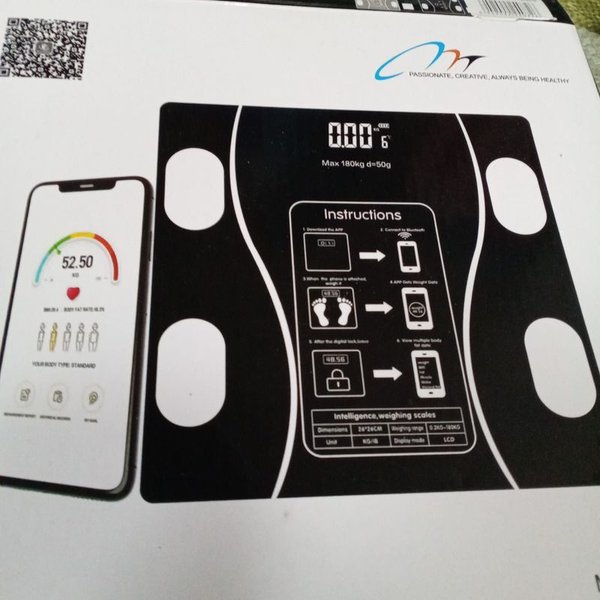 BALANZA DE BAÑO DIGITAL VIDRIO TEMPLADO EXELENTE CALIDAD - imagen 1