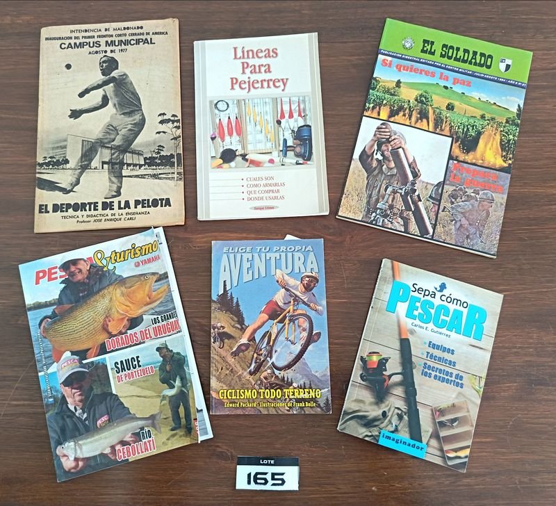 Lote de Revistas Vintage: Pesca, Deportes, Aventura y Militar "El Soldado"