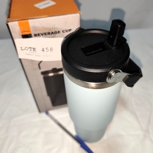 Vaso Térmico de Acero Inoxidable 900ml con Tapa, Nuevo en Caja - imagen 3
