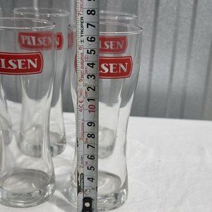 Lote de 8 Vasos Pilsen de Vidrio Transparente 300ml - imagen 5