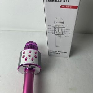 Micrófono Portátil KTV Inalámbrico WS-858 Rosa - imagen 6