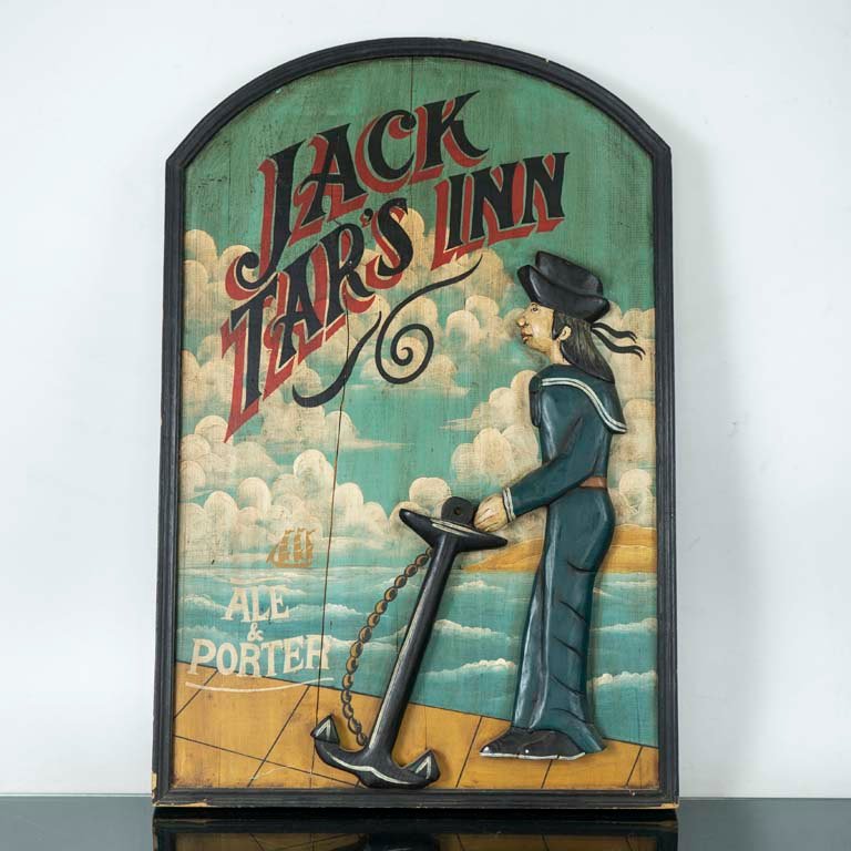 Lote anterior: Cartel decorativo de madera Jack Tars Inn