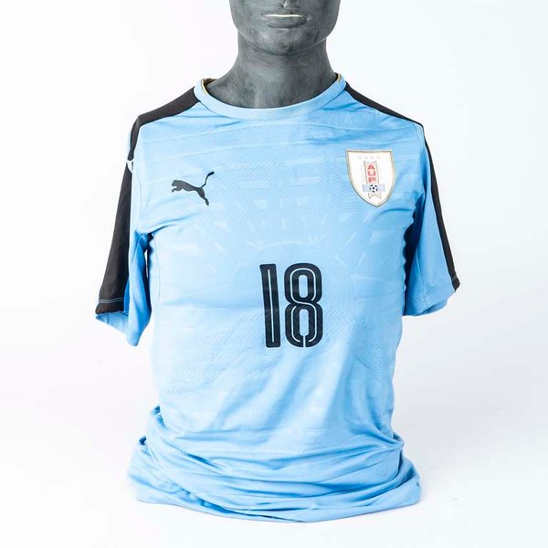 Camiseta de la selección de Uruguay de Puma N°18 de Maximiliano Gómez - imagen 1