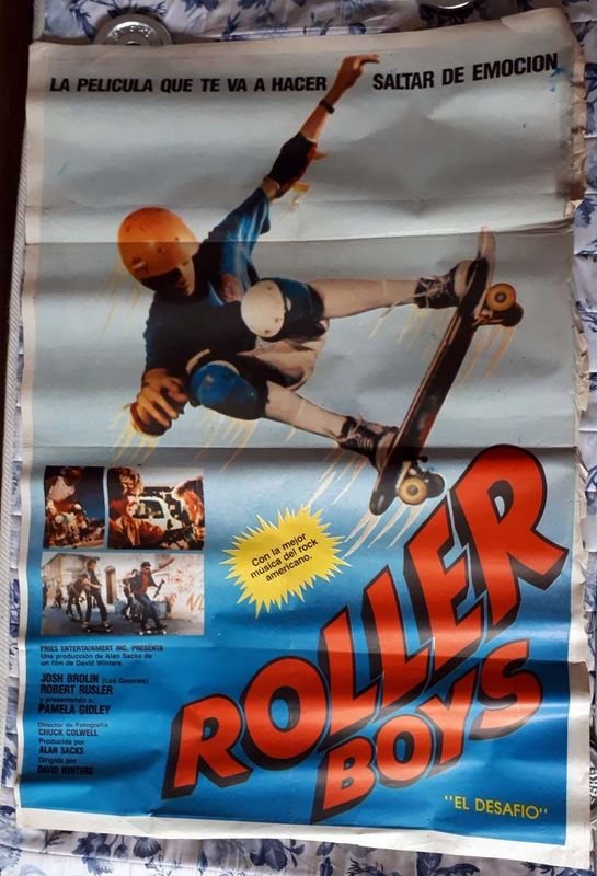 Poster de Cine "Roller Boys" (Thrashin') con Josh Brolin - Año 1986
