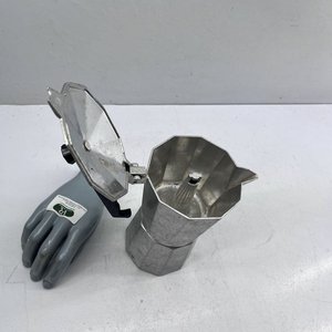 Cafetera Italiana Antigua de Aluminio para Café - imagen 3