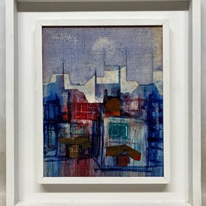 Obra "Ciudad" de Raúl Pavlotzky: Técnica Mixta sobre Tela (30 x 24 cm) - imagen 2