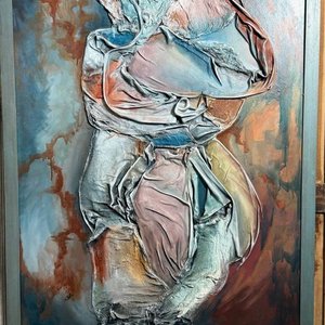 Obra de Carmen García Zorrilla de San Martín: "Despedida", Técnica Mixta - imagen 1