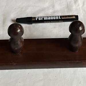 Perchero de Madera Rústico para Amurar con 4 Perchas - imagen 4