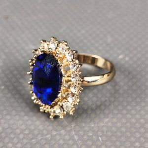 Juego de Joyas: Dije y Caravanas Diseño Gota, Anillos Talla 19 y 20 - imagen 6
