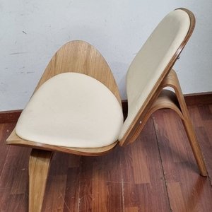 Silla Diseño Madera Curvada Estilo Shell Con Almohadón - imagen 3