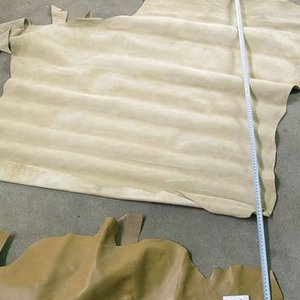 Lote de Cuero Napa Beige y Ocre - imagen 5
