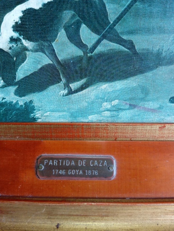 Cuadro de Goya - Partida de Caza - imagen 4