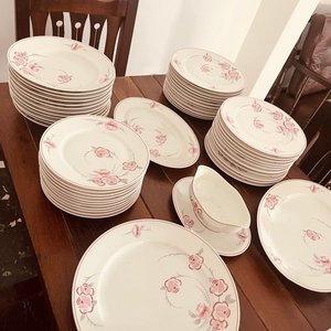 Juego de Loza Limoges Charles Ahrenfeldt: Vajilla Completa con Fuentes y Tazas - imagen 4