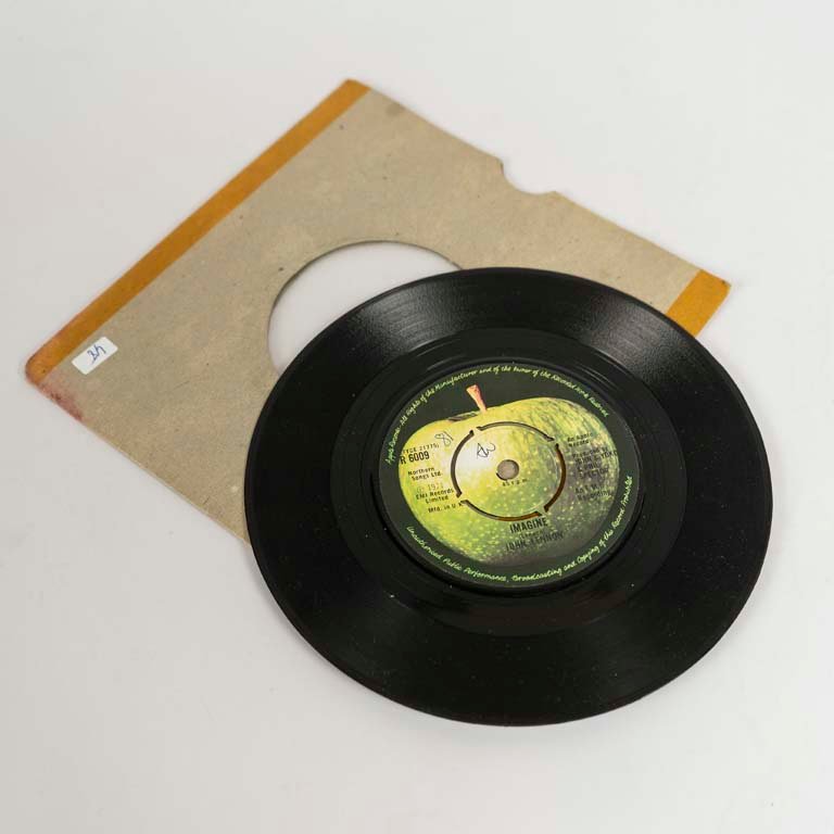 Disco de Vinilo Single "Imagine" - John Lennon (Edición Inglaterra 1971)