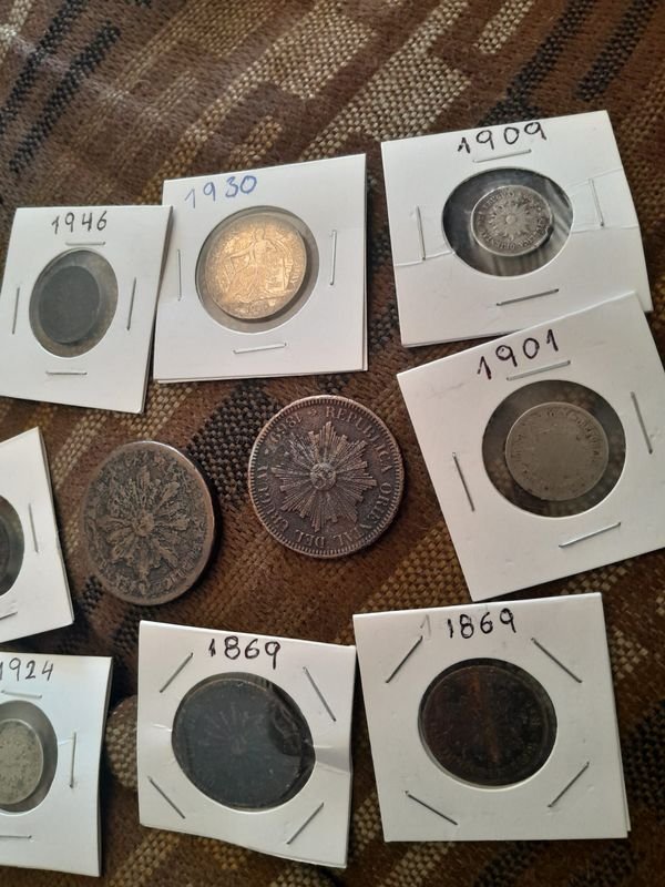 Lote de monedas uruguayas originales para coleccionistas - imagen 6