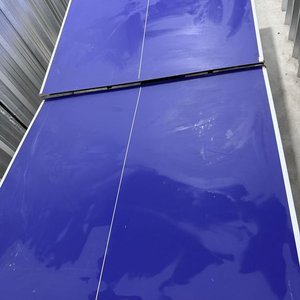 Mesa de Ping Pong Plegable Azul con Patas Desmontables - imagen 6