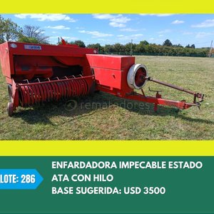 Lote siguiente: Enfardadora Impecable Estado ATA con Sugerencia de USD 3500