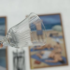 Copas de Cristal Tallado Estilo Cáliz Acampanado - imagen 4