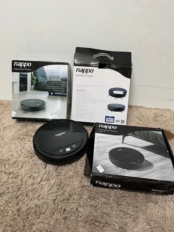 3 Aspiradoras Robot Nappo 4 en 1 Nuevas en Caja - imagen 1