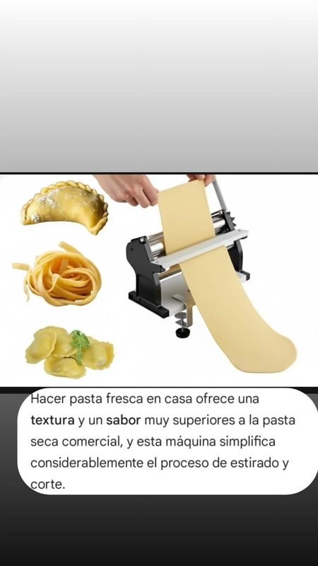 Pasta Maker Manual - Maquinaria para Cocina - imagen 2