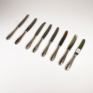 Juego de 8 Cuchillos de Mesa Antiguos "Rostfrei" - imagen 2