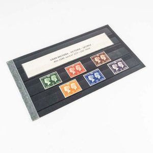 Block de 2 Sellos de Islas Caimán: Centenario de W. Churchill (1874-1974) - imagen 1