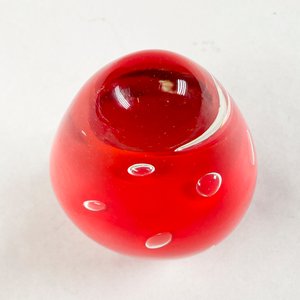 Pisapapeles de Murano Rojo con Burbujas - 18 cm - imagen 2