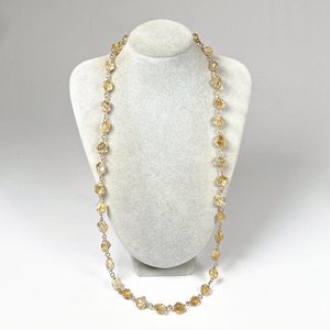Lote siguiente: Collar Largo de Piedras Naturales Color Dorado