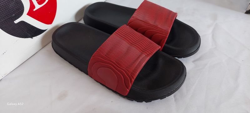 Sandalias de cuero y tela en excelente condición - imagen 4