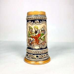 Jarra de Cerveza Olympia de Porcelana Pintada a Mano con Escenas - imagen 3