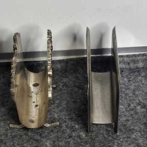 Dos Servilleteros: Uno de Acero Inoxidable Bracafe y Otro Antiguo Baño de Plata - imagen 4