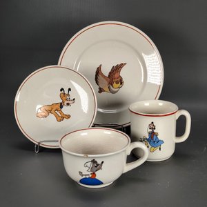 Juego de Loza Alemana Infantil con Personajes: Taza, Plato y Cuenco - imagen 3
