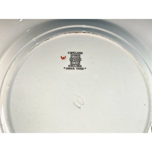 Par de Platos Llanos de Loza Inglesa Copeland Spode "India Tree" - imagen 5