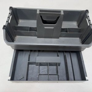Valija Organizadora de Plástico Negra con Cajón Deslizable - imagen 5