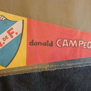 Banderín Coleccionable "Donald Campeón" Club Nacional de Football Disney - imagen 1